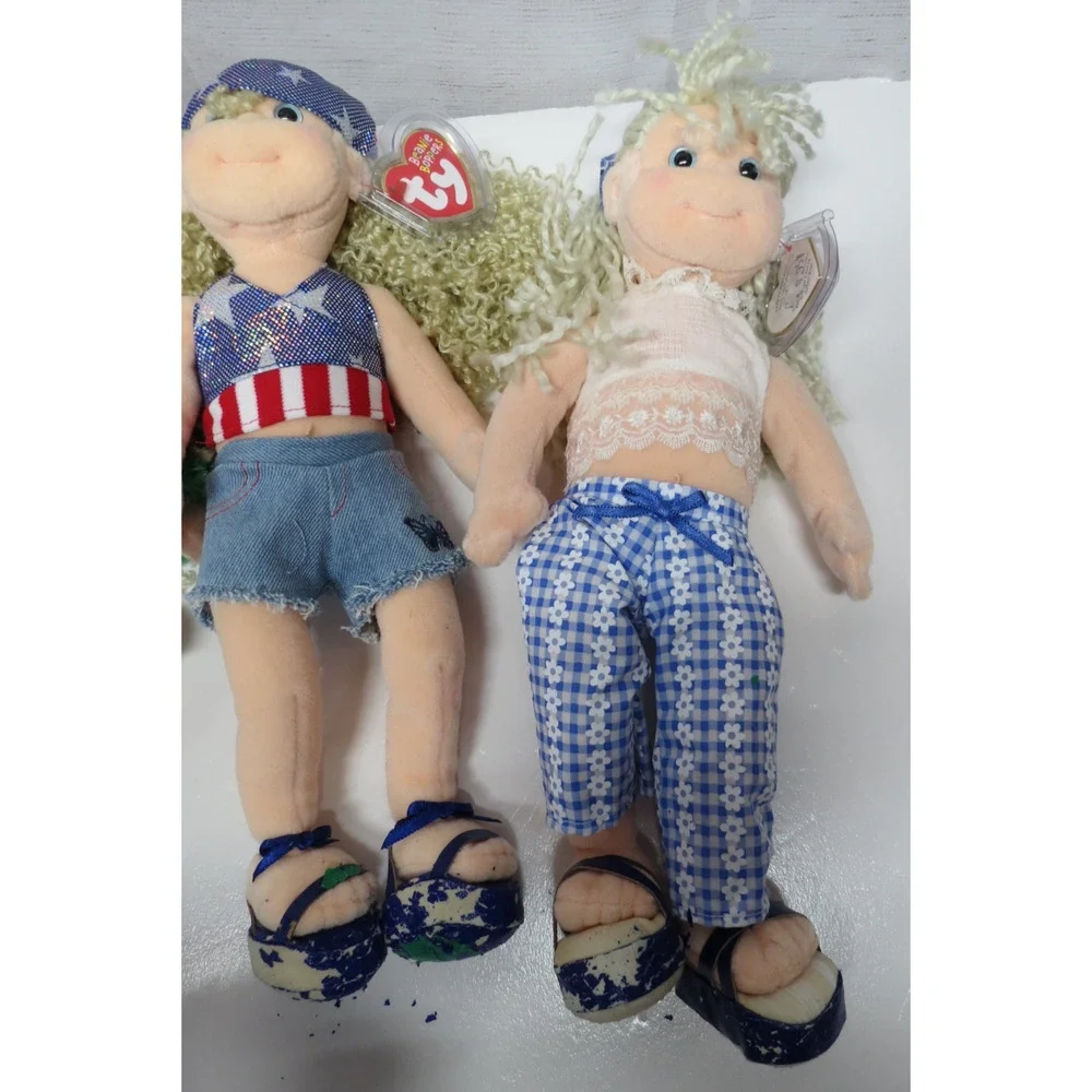 Vintage Ty Beanie Boppers Set of 7 with Tags - Some Shoes with Flaws - Picture 9 of 14